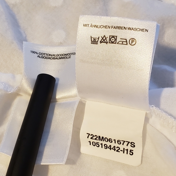 Jones New York Swiss Dot Shirt - size L - Picture 7 of 11